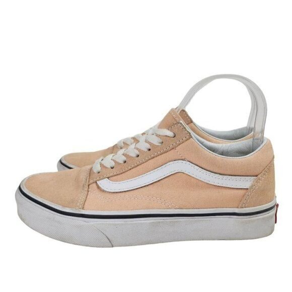 Vans Old Skool Shoe Sneakers Youth Girls Size 4.5 Honey Peach - Picture 4 of 10